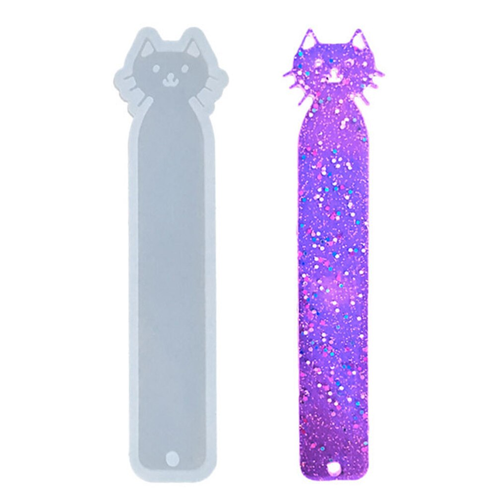 DIY Resin Jewelry Silicone Molds Tools Set For Notebook Cover A5 A6 A7 Silicone Bookmark Resin Mold With Book Rings: B649937A