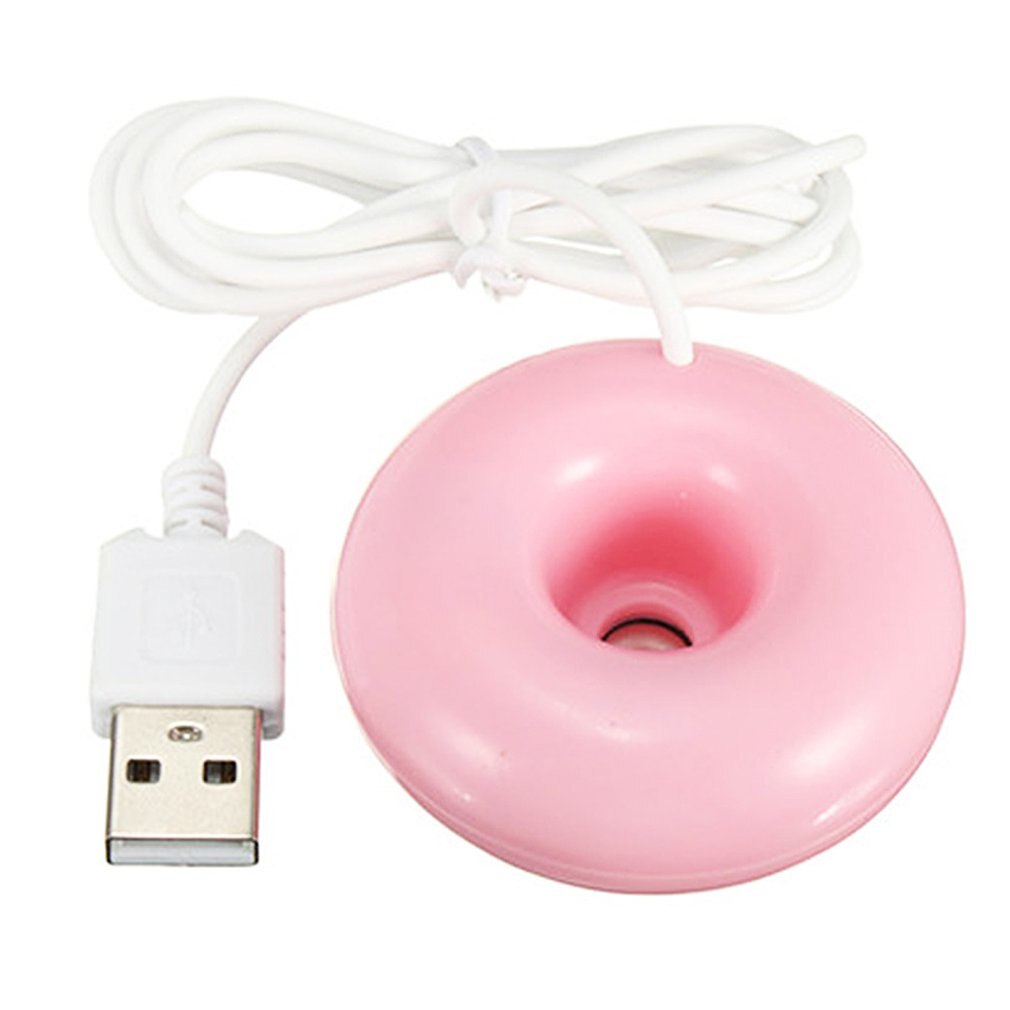 1 Pcs Usb Office Desktop Mini Luchtbevochtiger Draagbare Luchtreiniger Donut Luchtbevochtiger Mini Spuit: Chocolade