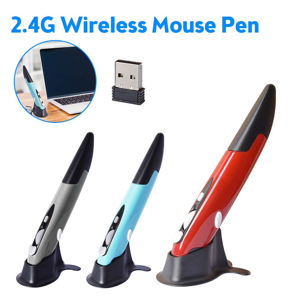 2.4G Wireless Mouse Pen Personality Vertical Pen-Shaped Stylus Battery Mouse Suitable For PC And Laptop Mice