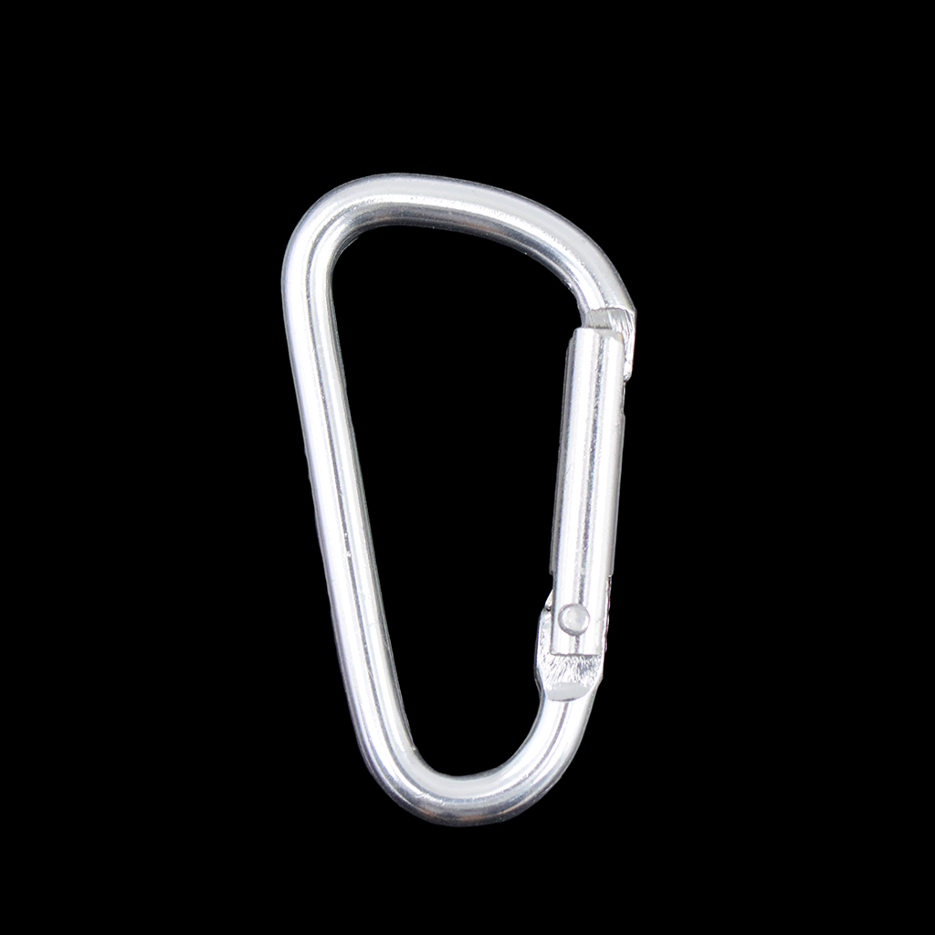 20 stück Aluminium Karabiner D-Ring Schlüssel Kette Clip Haken Schnalle Outdoor DIY Erkenntnisse für Hängend Anschluss