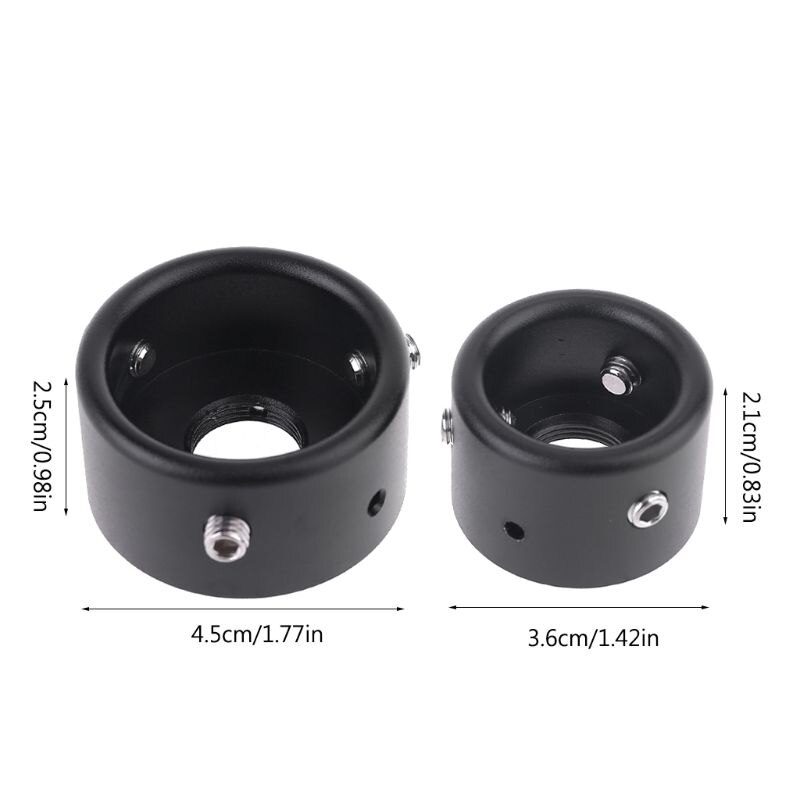 montaje de bloqueo de antena de coche negro dispositivo antirrobo duradero hebilla anillo bloqueo antena soporte Base Kit de protección aérea