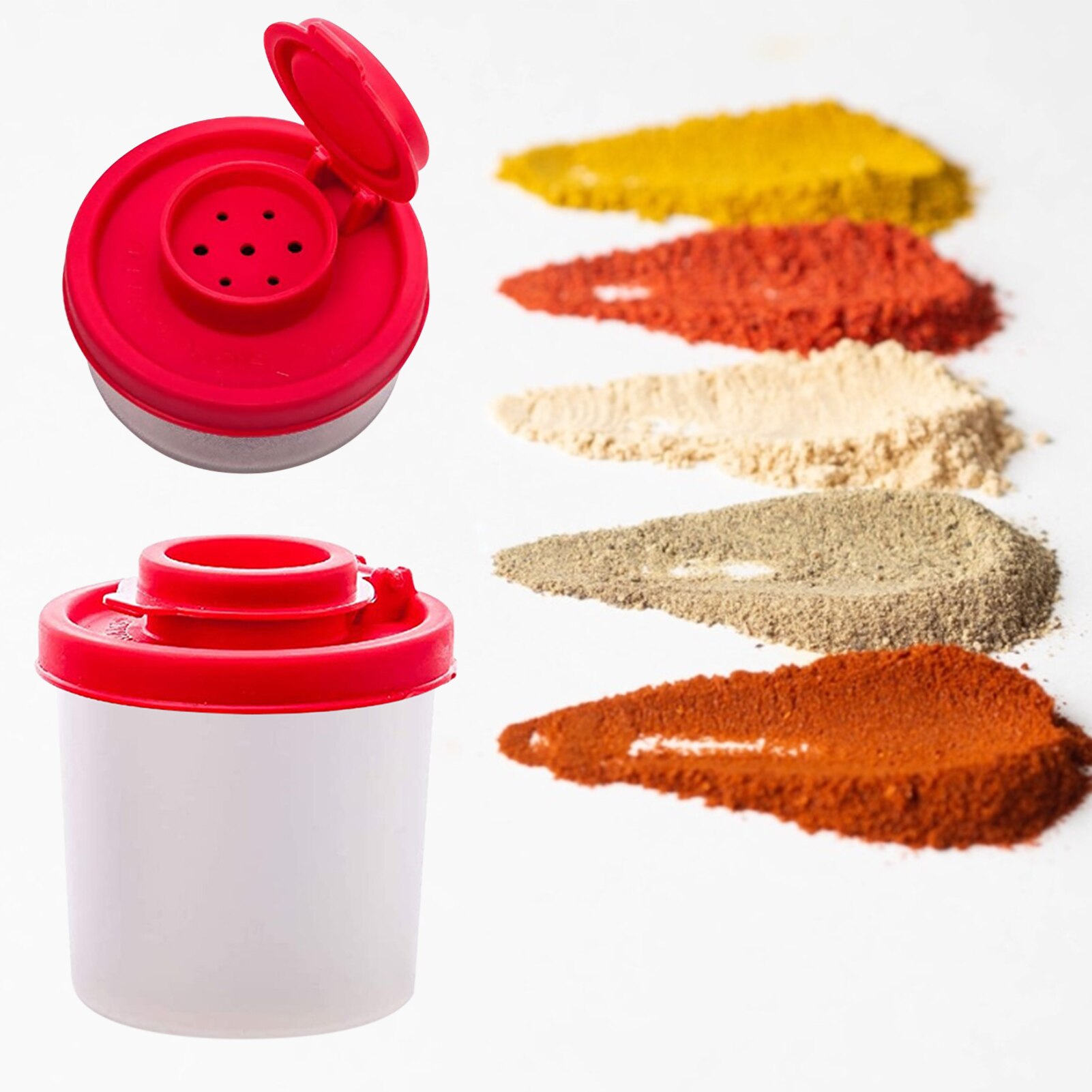 Pepper Shakers Moisture Proof Small Mini Pepper Shaker To Go Camping Picnic Outdoors Kitchen Lunch Boxes Herb Travel Accessories
