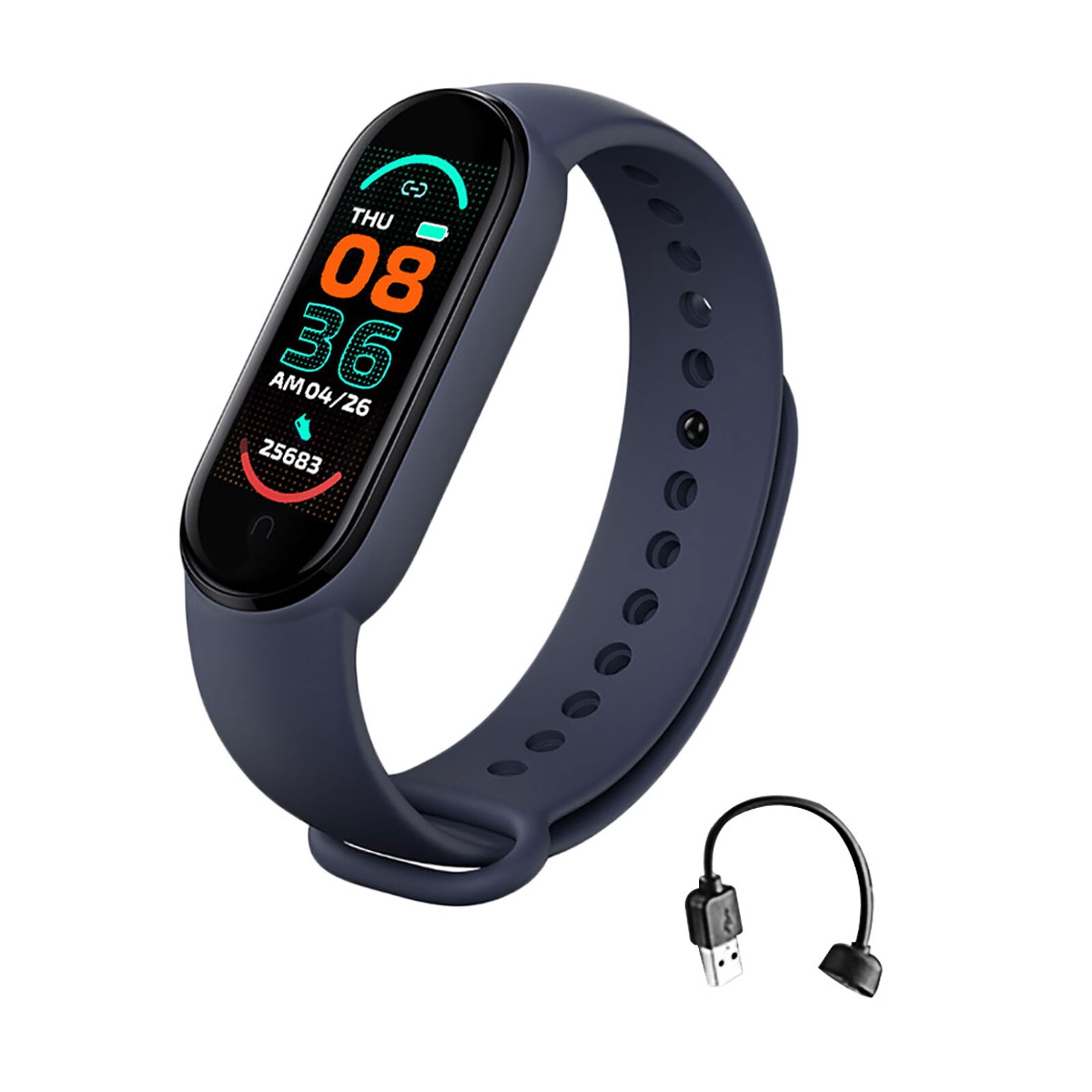 Newst Android Clever Armbinde für männer und frauen Smartwatch IOS Fitness Armbinde Armbinde damen Sport Armbinde Fitness: blau set2