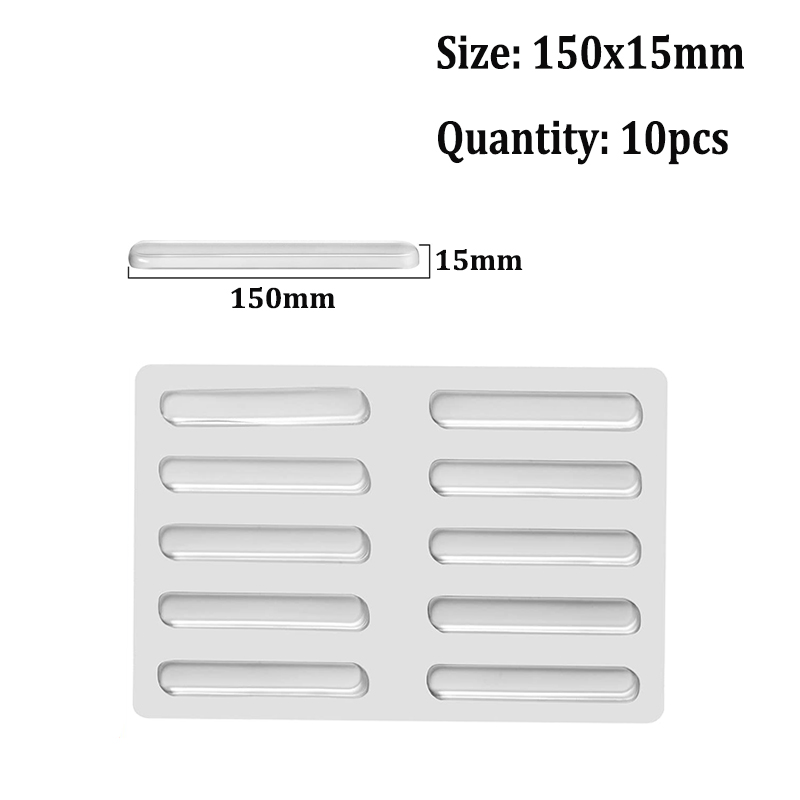 100~10PCS Door Stops Self adhesive Silicone Rubber Pads Cabinet Bumpers Rubber Damper Buffer Cushion Furniture Hardware