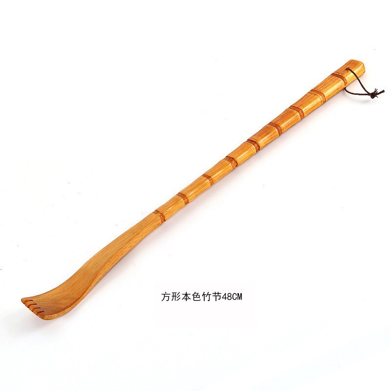 Gratte dos en bois, outil de santé pour gratter le dos en bois, masseur pour gratter le dos du corps, Massage du soulagement du bambou des démangeaisons: E