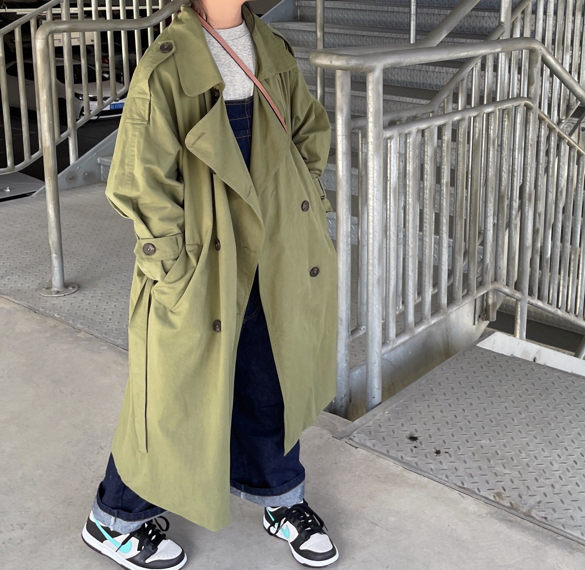 Koreaanse Meisjes Winter X-Lange Trenchcoat Katoen Gewatteerde Warme Groene Jassen Voor 5 6 8 10 Jaar tiener Meisjes Winterjas