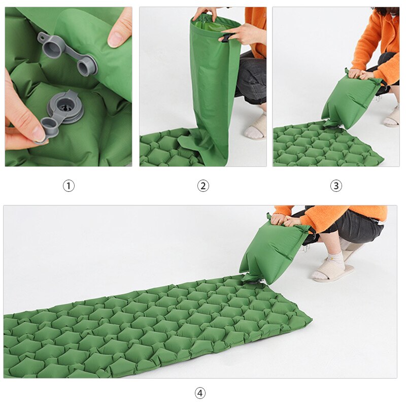 Outdoor Portable Inflatable Bags Inflatable Bag To Inflate The Air Bed Manual Push TPU Inflatable Bag Multifunctional Water Bags