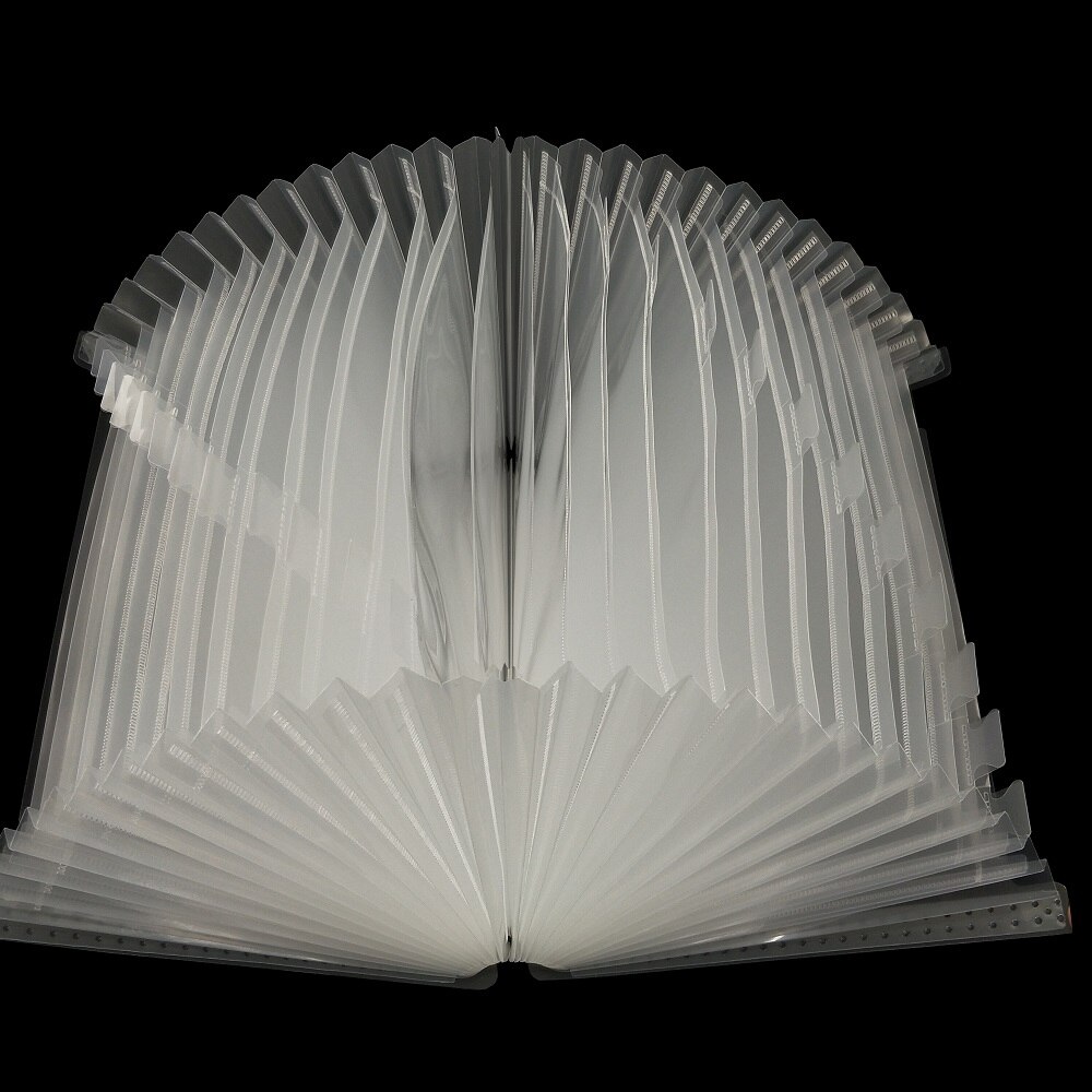 A4 Expanding Files Folder 24 Pockets Portable Expandable Accordion File Organizer High Capacity Plastic File Wallets Stand Bag