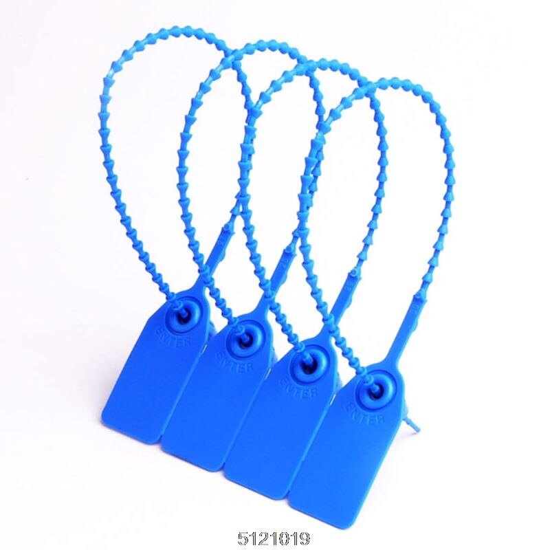 upuszczać Hurt 100 sztuk jednorazowe plastikowe ciągnąć-tite plomby Signage numerowane samego siebie zamki Dropshipping