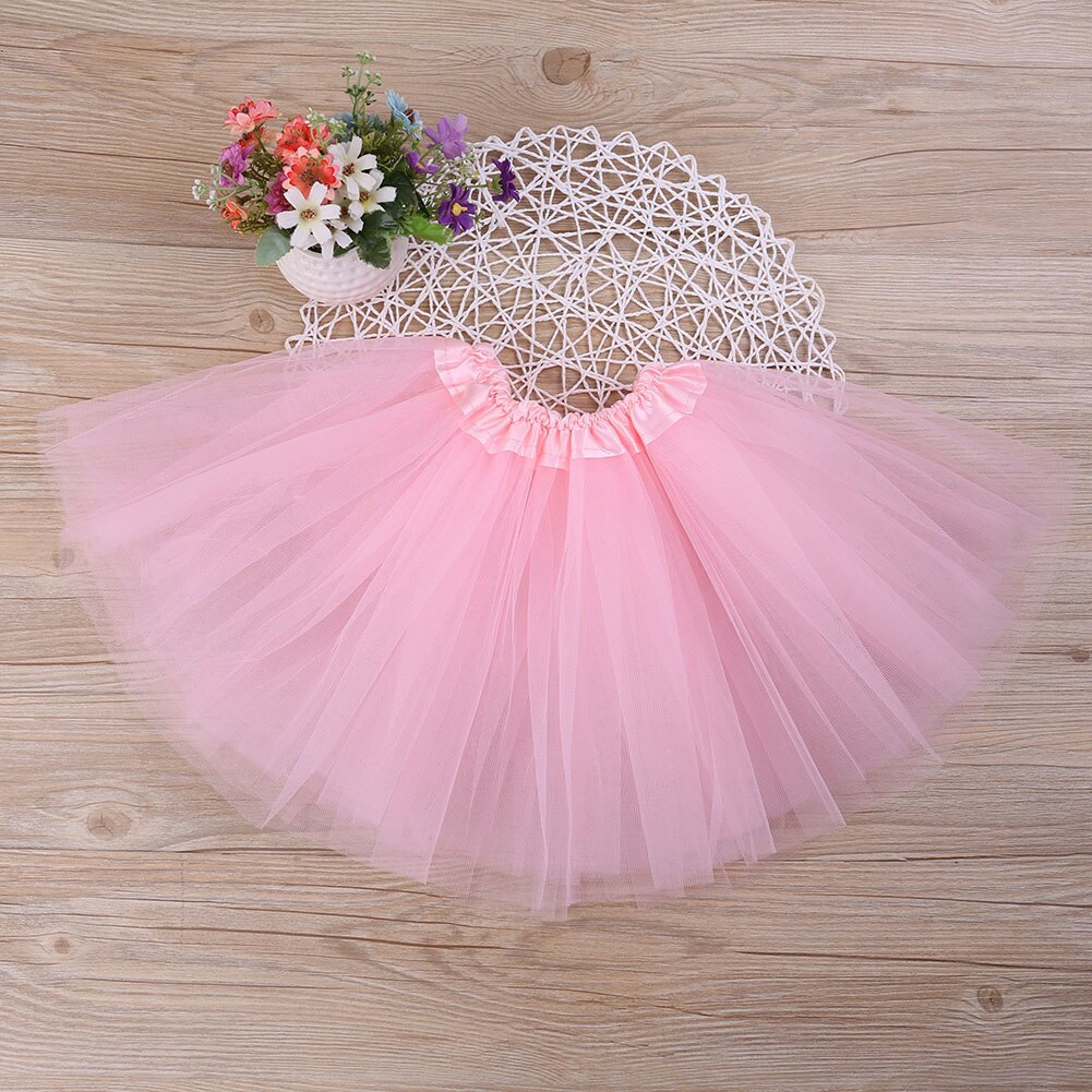 Tutu Skirt Children Mesh Ballet Dress Up Tulle Dance Party Skirts Girls Ballet Dress Kids Gymnastics Ballet Costumes