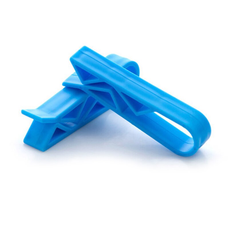 2Pcs Plastic Trash Can Clip Trash Holders Clip Waste Bin Fixed Junk Edge Clip Household Lock Slip-Proof Separator Garbage Bag: Default Title