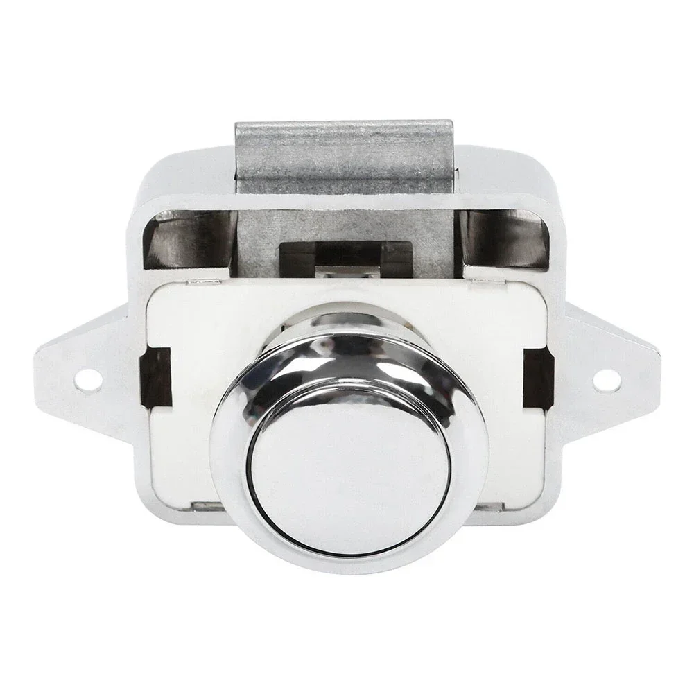Campervan Cabinet Door Lock Push Button Lock Cabinet Door Campervan Drawer Furniture Latch Push Button Catch Drawer Lock