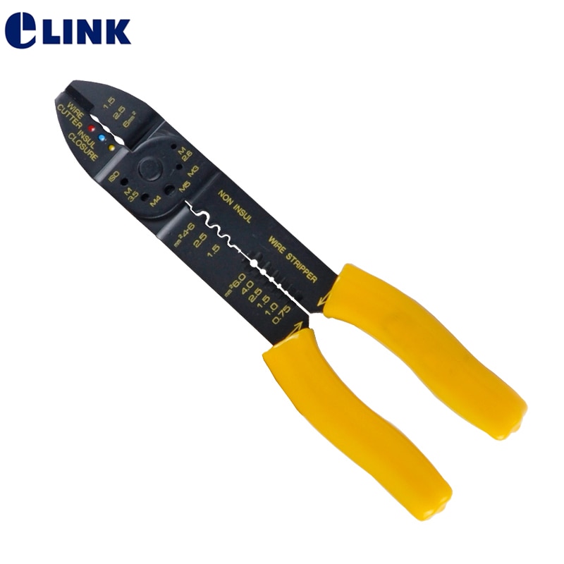 8PK-313B 5w1 wielofunkcyjny robić cięcia drutu śrubin 0.75 1.0 1.5 2.5 4.0 6.0 mm2 robić zdejmowania izolacji narzędzia ręczne szczypce ELINK