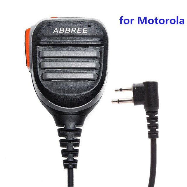 ABBREE micrófono altavoz micrófono para Motorola Walkie Talkie Radio portátil CP160 EP450 GP300 GP68 GP88 CP88 CP040 CP100 CP125 CP140