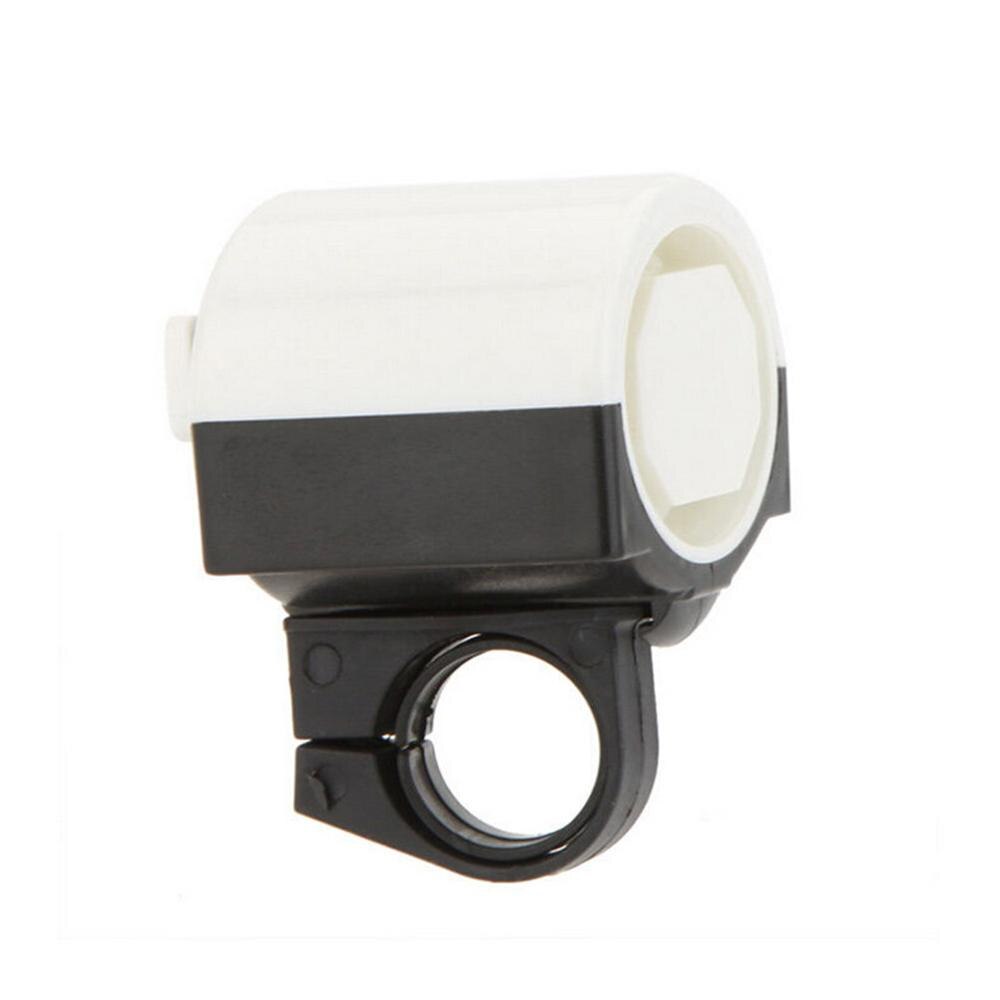 Ultra-luide mtb blauw/zwart/rood/wit/geel racefiets fiets elektronische bel claxon fietstoeter sirene accessoire: Wit