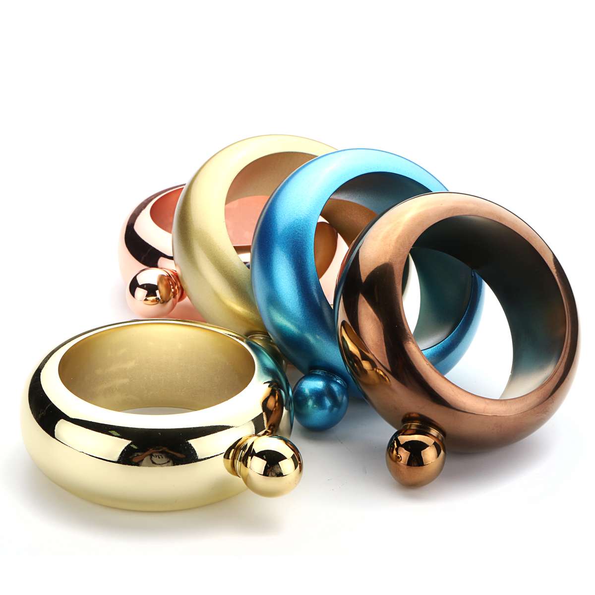 Bracelet en acier inoxydable Bracelet hanche flasque alcool whisky liqueur porte-Pot Drinkware bijoux