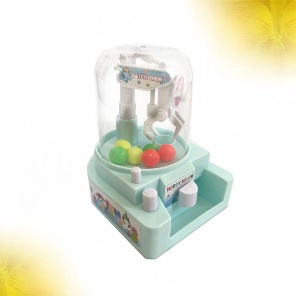 1pc Candy Catcher Mini Mechanical Arm Small Crane Machine Handheld Catch (Sky-blue): Default Title