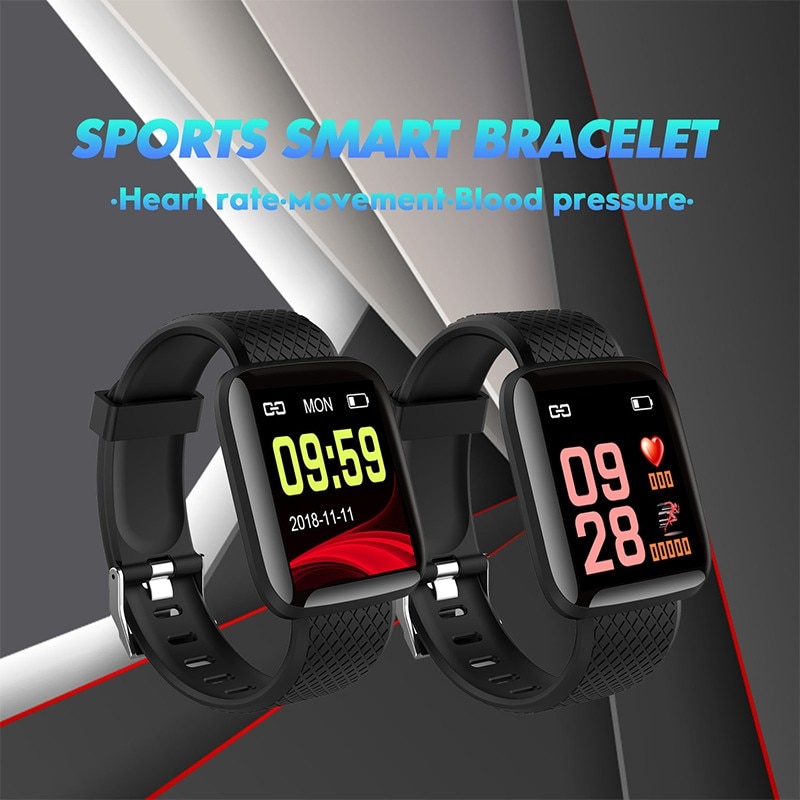 Smart klocka sport fitness armband aktivitetsmätare pulsmätare blodtryck för ios android män/kvinnor hälsoarmband