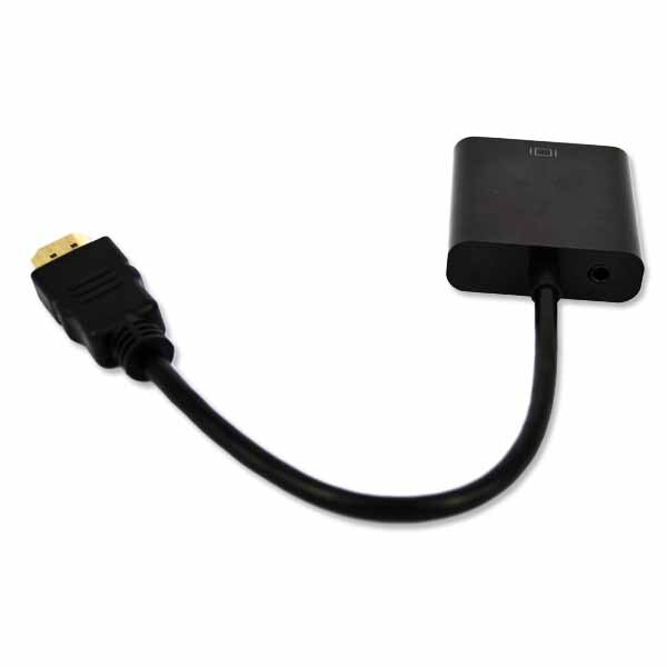 Adaptateur de câble Audio, convertisseur vidéo HDMI à VGA de 3.5mm, pour XBOX 360 mâle à femelle, 1080P