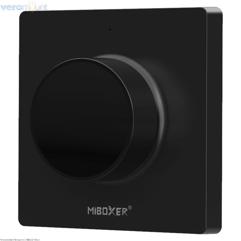 MiBoxer 110V-220V AC Triac RF + drücken-Dimmer RF drahtlose drücken-dimmen/K1 Rotierenden Schalter Tafel Fernbedienung für Einzel Farbe Lichter