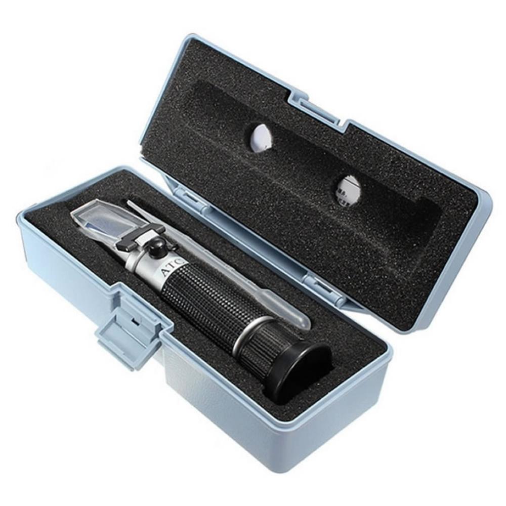 Handheld Red Sea System 0-40% Salinity Marine Aquarium Optical Refractometer ATC Seawater Specific Gravity Meter