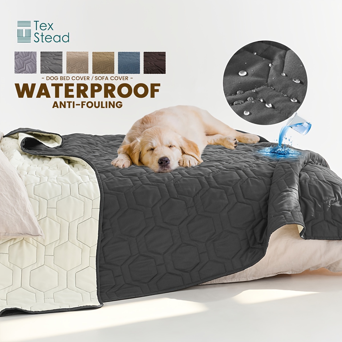 1 funda de cama para perros y manta para mascotas,... – Grandado, image size:1200x1200
