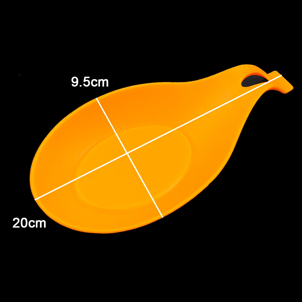 Platos de silicona con sabor a silicona, utensilios de cocina, almohadilla para cuchara, soporte para cuchara, contenedor de almacenamiento resistente al calor, herramientas de cocina