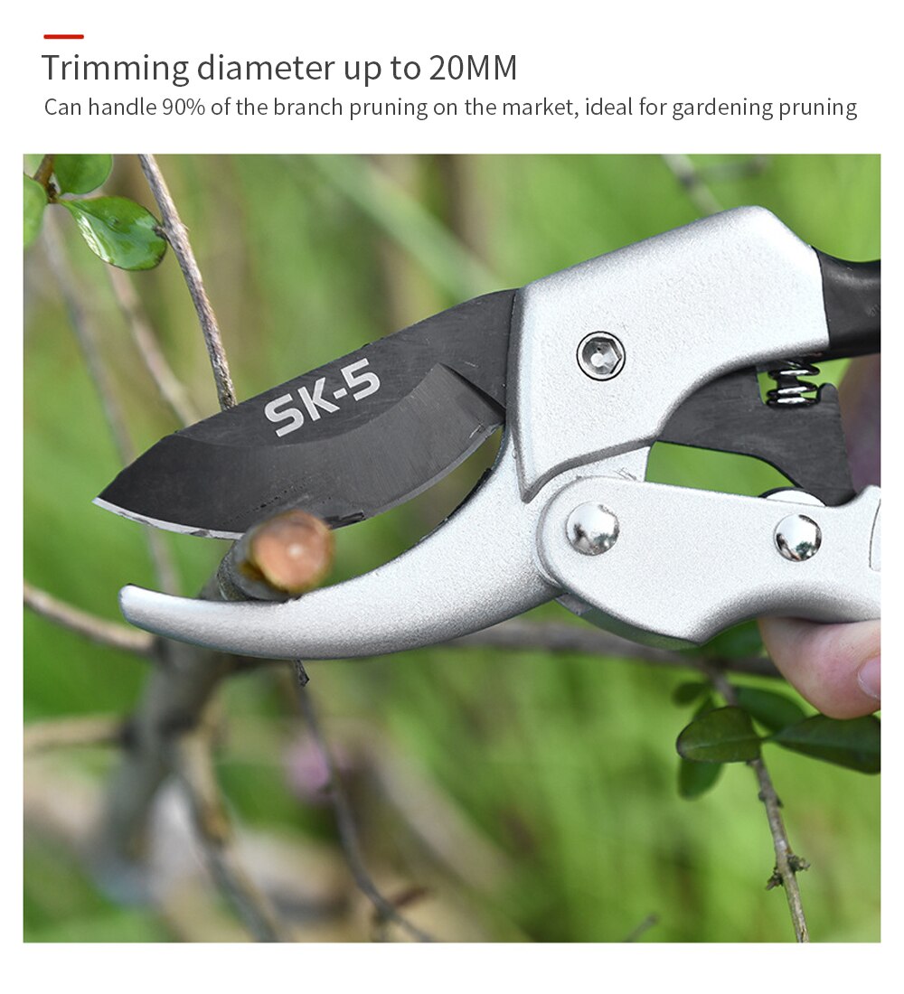 Garden Pruner Scissor Branch Plant Trim Horticulture Shear Orchard Pruning Pruner Cut Shrub Garden Tool