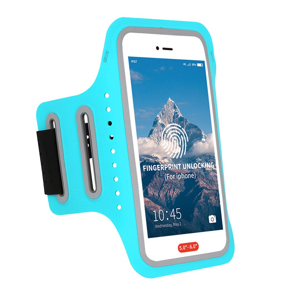 Phone Armband Phone Armband Universal Water Resistant Outdoor Sports Running For IPhone 7 PLUS: Blue