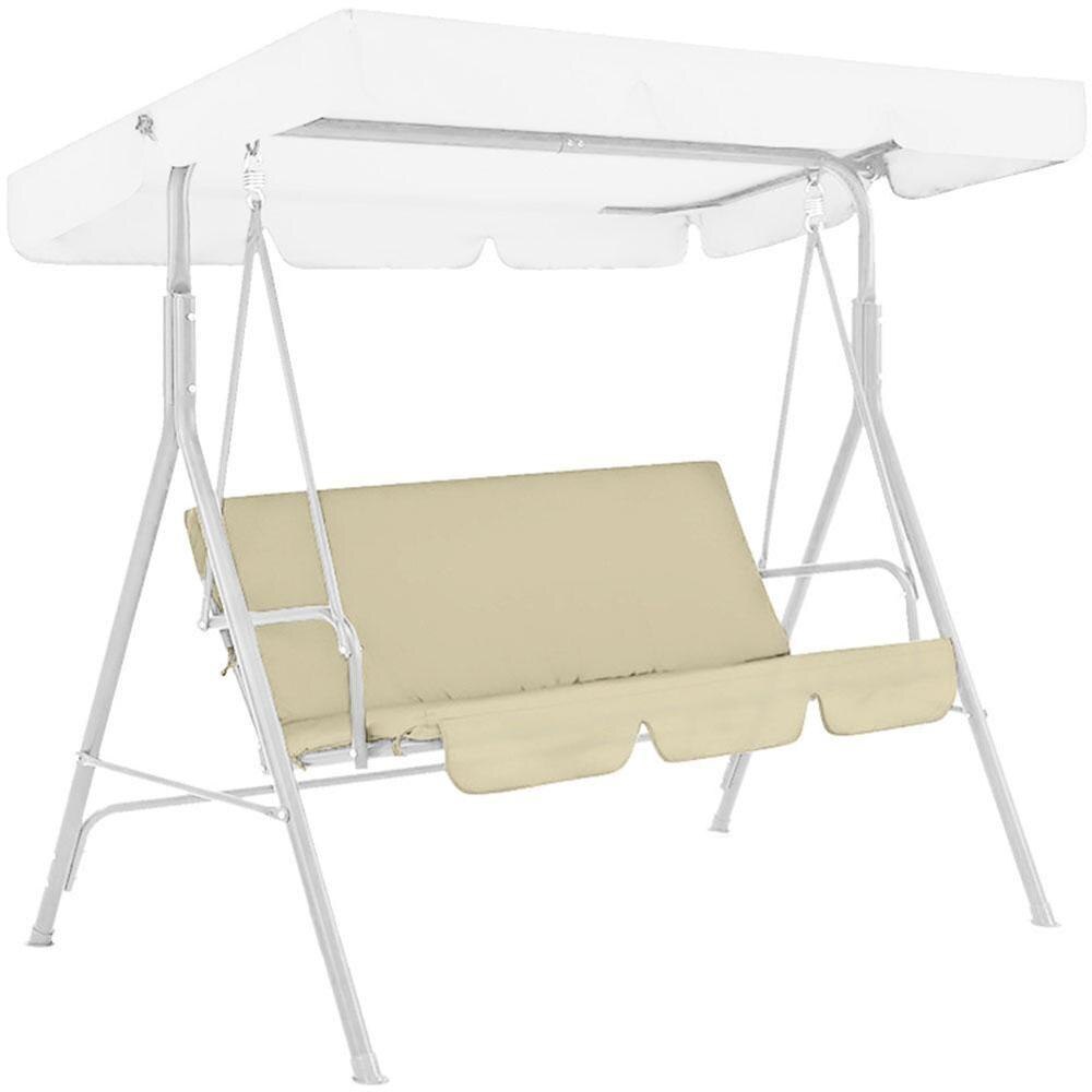 Tuin schommelstoelhoes stofdicht waterdicht uv-hoes universele set meubels voor buiten polyester bescherming  i8 j 7: Wit