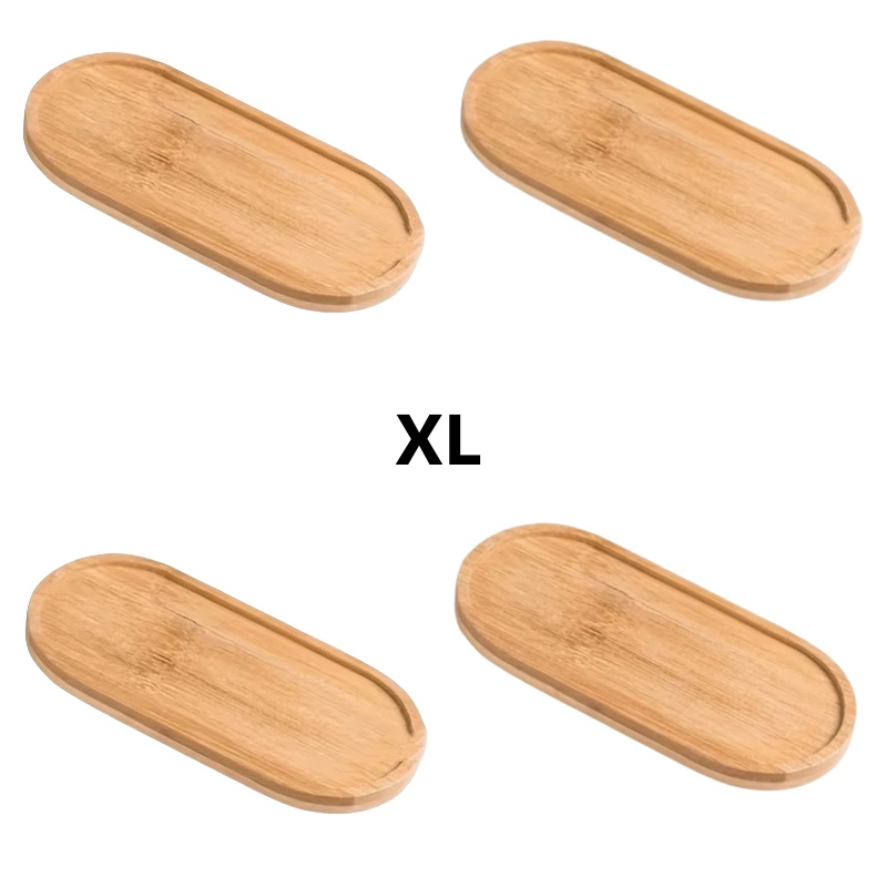 Houten pallet rechthoekige basis waterbak wastafelsteun rond klein chassis wastafelkussen waterdicht bamboe dienblad: Licht Geel