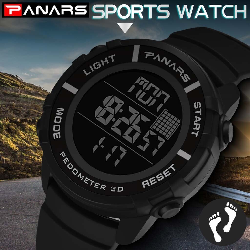 Sport Horloges Voor Mannen Waterdichte Smael Sshock Wit Horloge Grote Wijzerplaat Mannen Horloge Digitale Quartz Digitale Horloge Relojmujer Mode