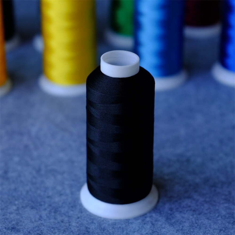 5000M 40WT 100% Polyester Machine Embroidery Thread 120D/2 Premium Madeira Colors for Home and Industrial Machines: Black 1000 Madeira