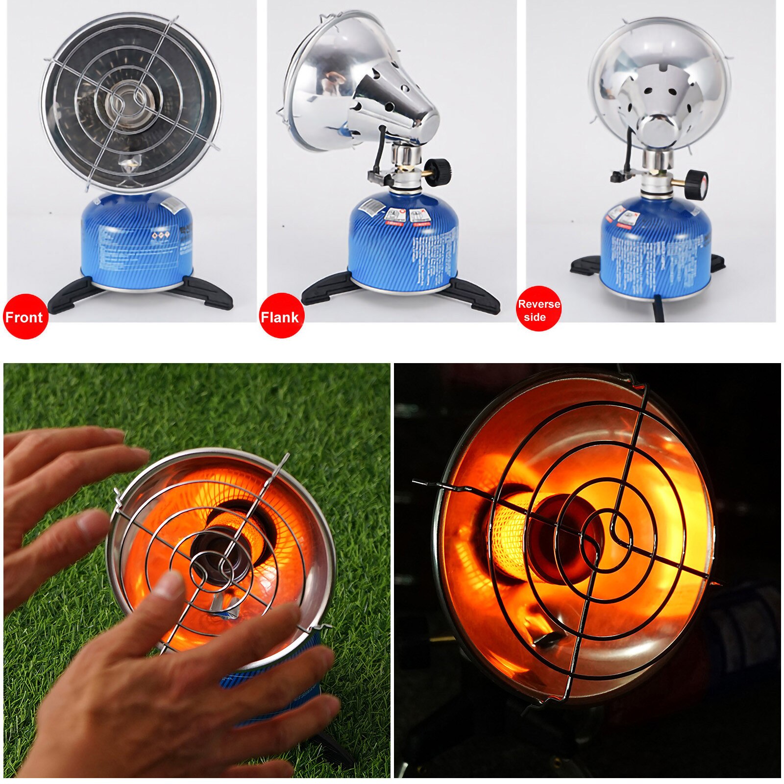Outdoor Heater Cooker Gas Heater Travelling Camping Hiking Picnic Equipment Mini autumn and winter fishing tent heater