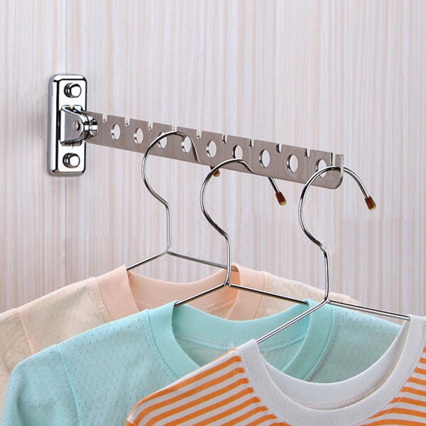 6/8/10 Holes Closet Bar Clothes Hanger Hook Multifunction Space Saving Organizer Bathroom Room Shelf Organizer Bars-30