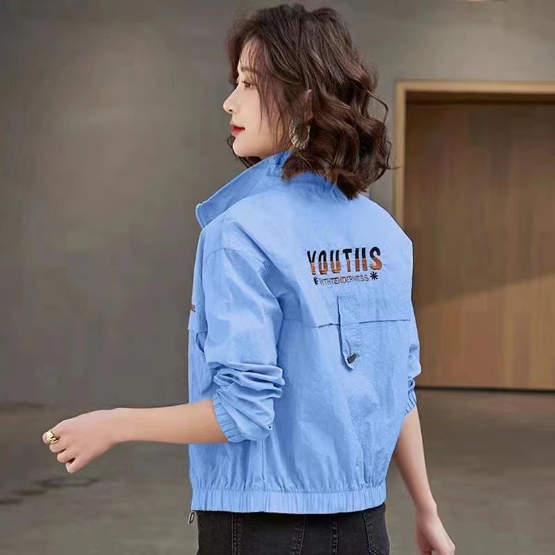 Sunscreen Coat Women's Summer Outerwear Breathable Joker UV Protection Sun-Protective Clothing Jacket Thin Female Tops