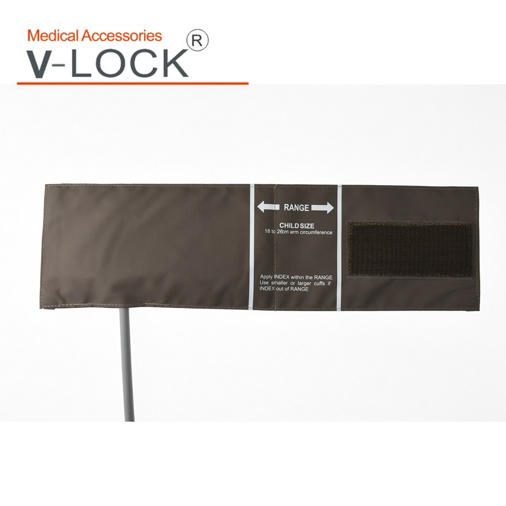 child arm blood pressure cuff with bladder Single tube imitation leather cuff