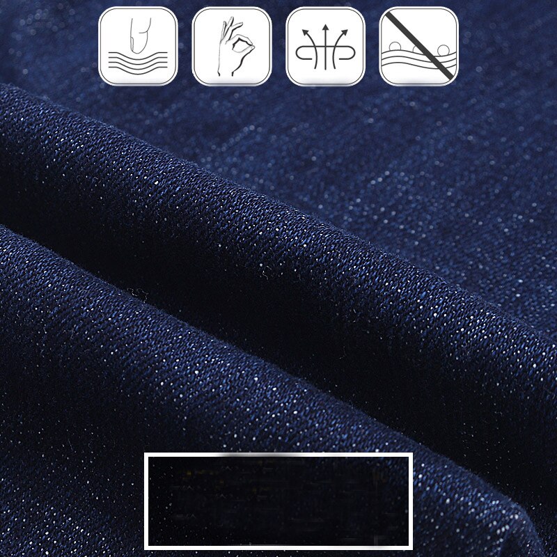 Baby Jeans Solid Blue Denim Trousers for Big Boys Casual Washing Blue Jeans Loose Children Long Pant Fat Boy Clothes