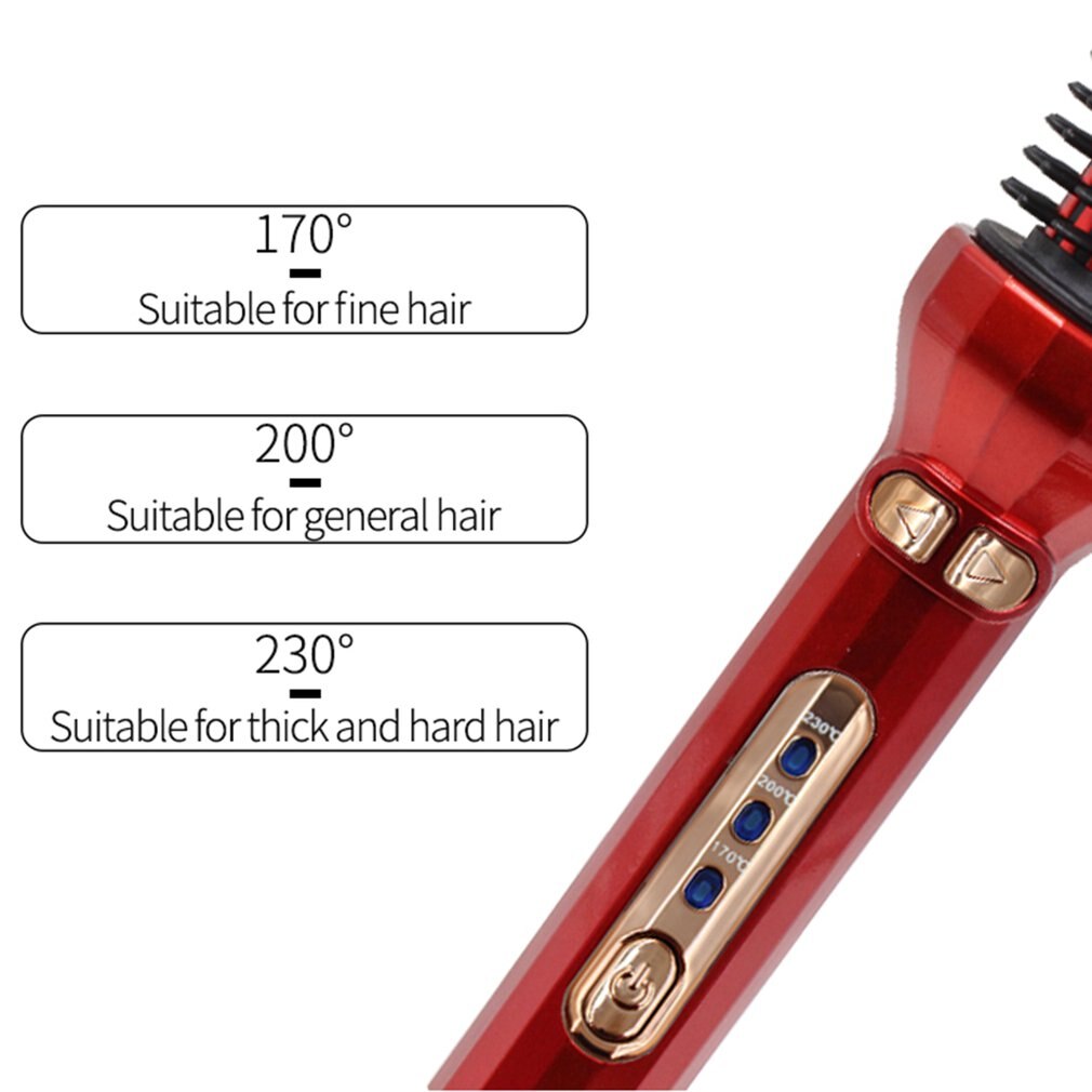 AE-504 Constant Temperature Air Comb Automatic Hair Curler Hair Dryer Comb Large Curling Iron