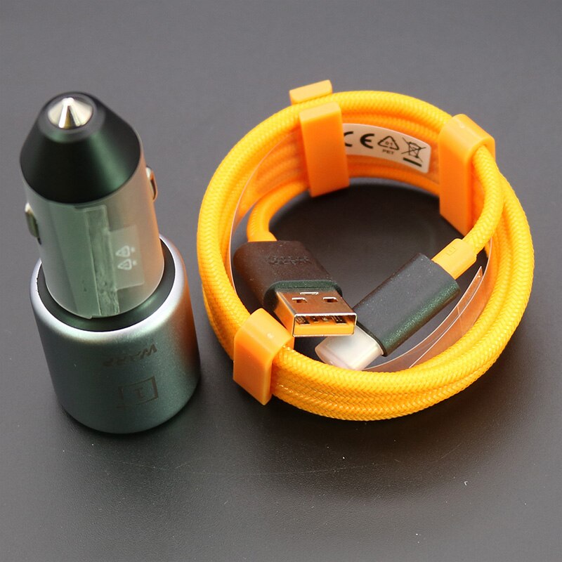 Origina Oneplus 8 Pro Autolader 30W 5V = 6A Max 6A Snelle Auto-oplader Adapter 3.0 Usb type-C Kabel Voor Een Plus 8 7 7T 6T 6 5T 5: Car Charger X Cable