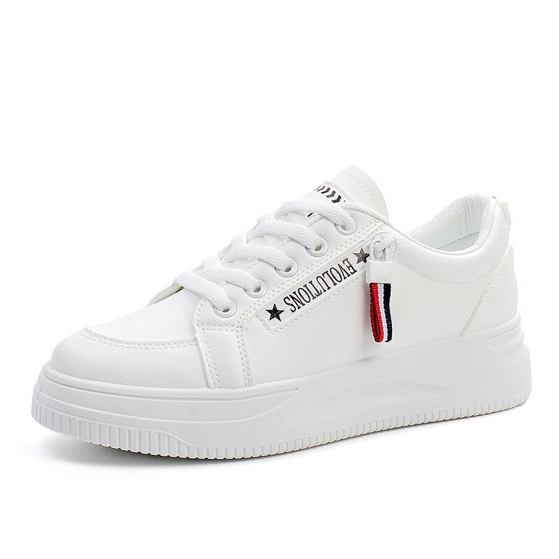 Mały biały buty damskie wrotki 2022 nowa wiosna i jesień niskie buty sportowe na co dzień studenci zwiększają buty skórzane: 1 / 35