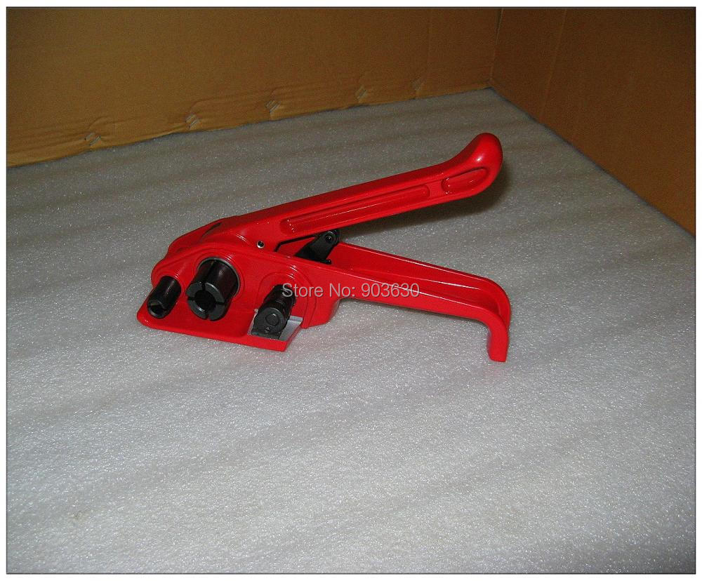 SD330 Handheld Manual PET Strapping Machine, Strapping Tool Tensioner,Plastic Strapping Sealer for 13-19mm PP/PET Strap