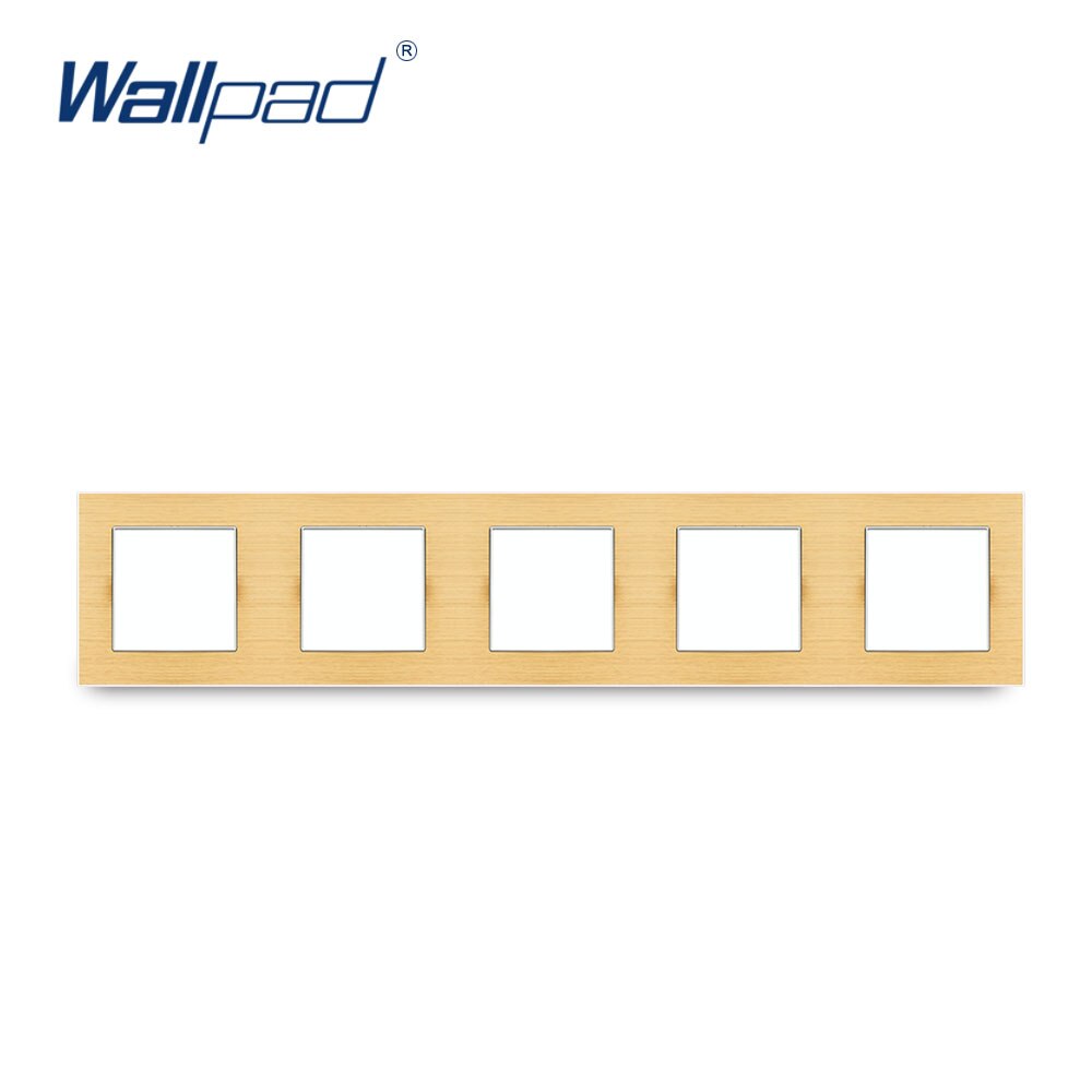 Wallpad luksus aluminiumsramme panelramme guld hotelpanel lodret og horisontramme 1 2 3 4 5 ramme panel: 5