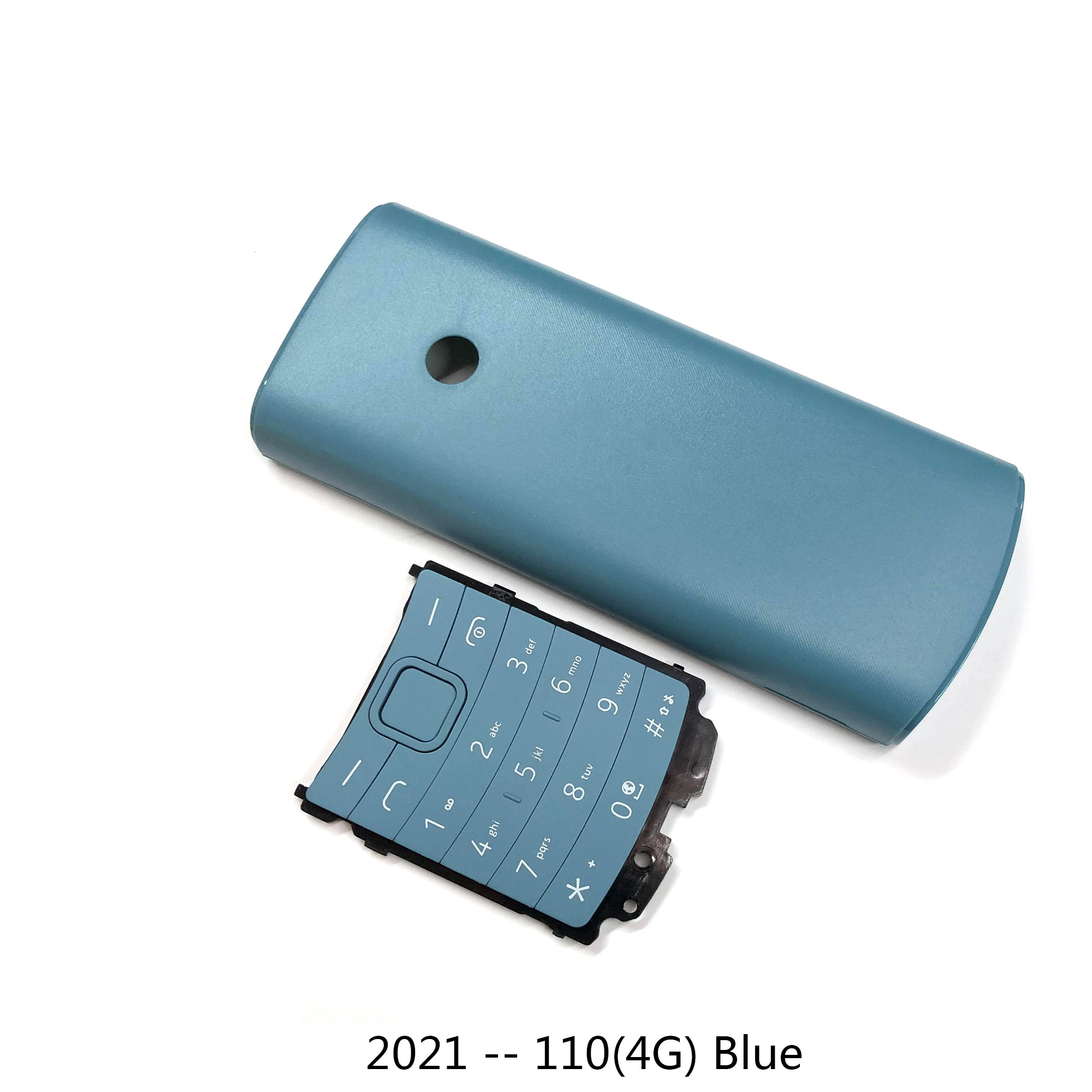 Phone Housing Cover For Nokia 105 4G AT-1389 110 4G case Keypad Back Battery 110 Mobile Phone Case Dual card version