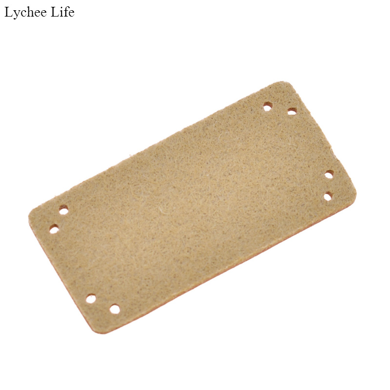Lychee Life étiquettes de vêtement unisexe | Bricolage, artisanat du cuir, étiquettes à coudre gaufrées, 20 pièces/paquet