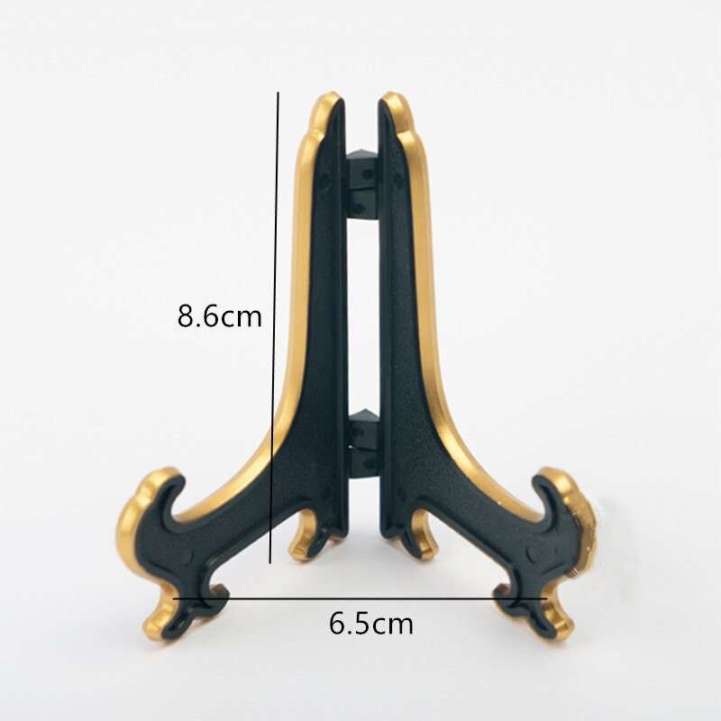Plastic Cookies Stand Cookie Holder Display Stand Place Card Holder Display Easels Dish Rack Weddings Birthday Party: Black gold