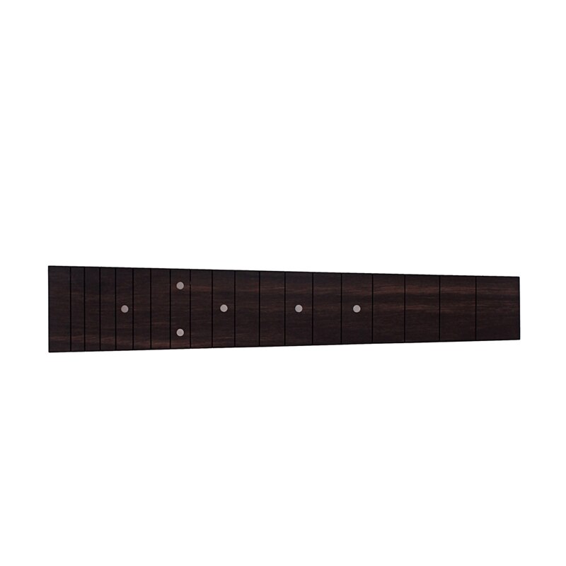 23 Inch Ukulele Fretboard Fingerboard 18 Fret Replacement Rosewood Ukulele Accessory for Bass Ukulele