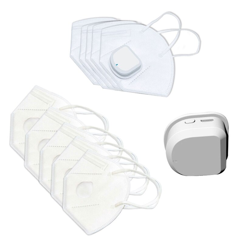 Smart Electric with Fan Lightweight Breathable Air Face Protector Anti Dust