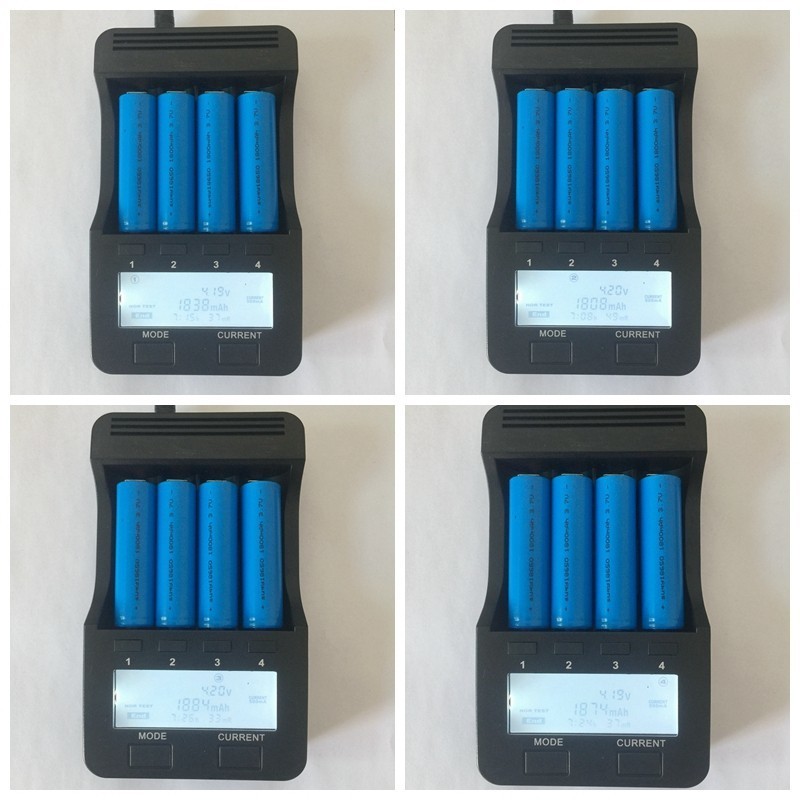 100% 3.7v Lithium Ion Battery 18650 Battery Rechargeable Lithium Ion Rechargeable Batteries 1800mah Rechargeable Batteries