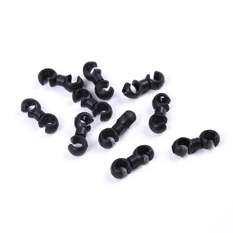 10 stücke Zyklus Fahrrad MTB Bremse Getriebe Kabel S Stil Clips Schnalle Haus Schlauch Guide Bike Kreuz Linie Clip Bremse kabel Führung Werkzeuge